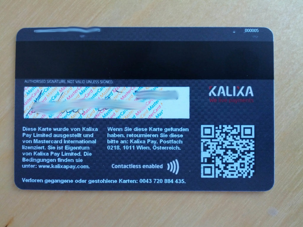 Prepaid Kreditkarte Kalixa - ein Erfahrungsbericht - Finanzen in Österreich